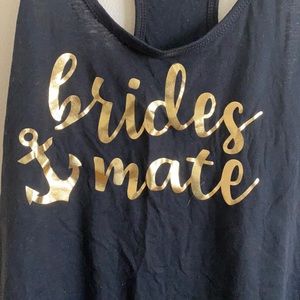 Bridesmate braidsmaid tank